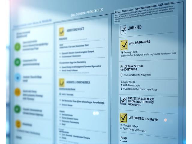 Timeline interactive ou checklist numérique de conformité, montrant la progression de la mise en œuvre réglementaire avec des indicateurs de statut.