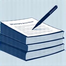 Image d'une pile de documents étiquetés 'Projets de Loi' et 'Consultations publiques' avec un stylo et une feuille, symbolisant la législation en préparation.